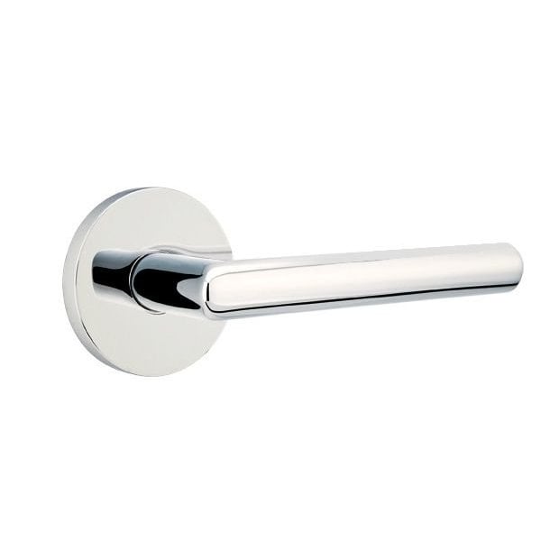 Emtek Stuttgart Lever Left Hand 2-3/8 in Backset Privacy w/Disk Rose for 1-1/4 in to 2 in Door 5209STUUS26LH - main